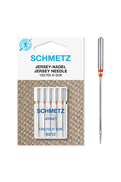 SCHMETZ Set 5 ace de cusut tricot, Jersey, finete 80, 130/705 H SUK VCS