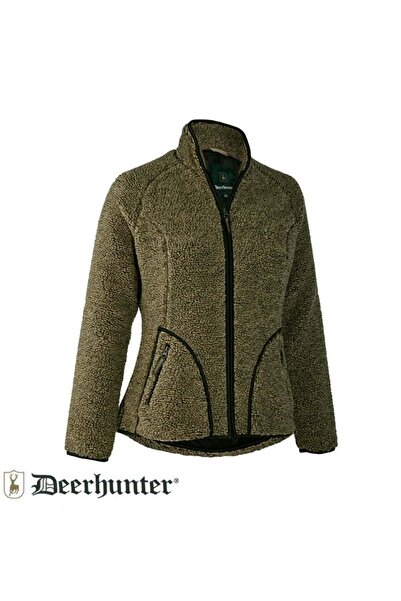 Deerhunter Lady Geneva Fiber Green Wool Coat 42