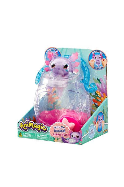 ANIMAGİC Set de joaca Acvariu cu jucarie interactiva Axolotl