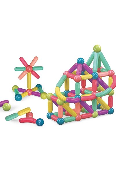 Avaleea Set 25 de piese magnetice de constructie, puzzle, forme, 3 ani, abs, ...