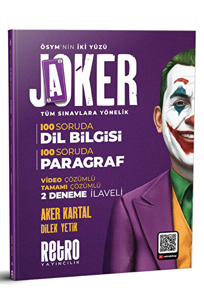 RETRO YAYINCILIK 2026 JOKER TÜM SINAVLARA YÖNELİK DİL BİLGİSİ / PARAGRAF SORU...