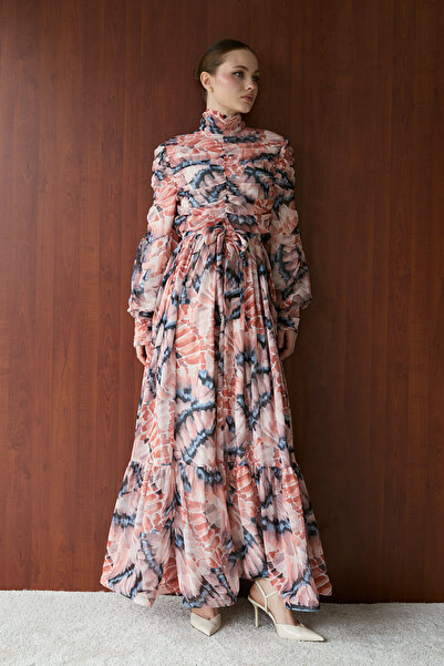 Melike Tatar Με σχέδιο Φόρεμα 79-5720