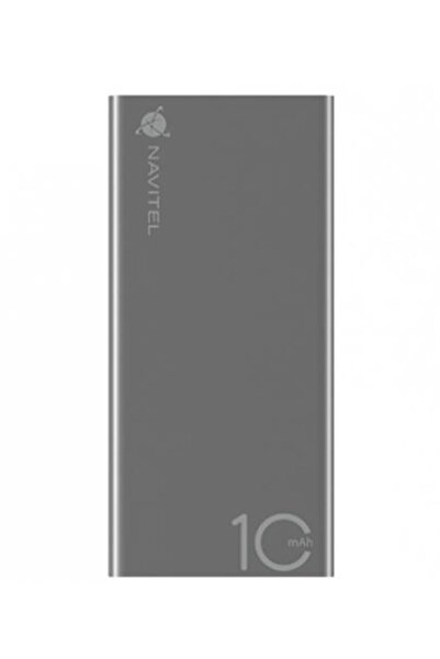 Navitel Portable Battery PWR10 AL SILVER, 10000mAh, 2x USB, 1x USB-C (Silver)