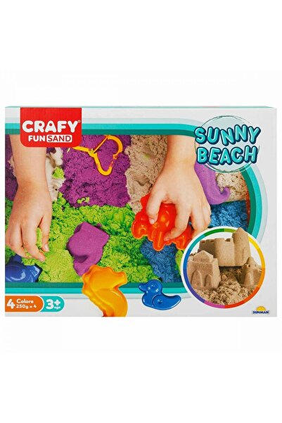 Noriel Kinetic sand setCrafy Fun SandSunny Beach13 pieces1 kg sand