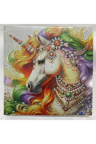 EleganTShoP Tuval 5D Yapışan Boncuk Mozaik Tablo 25*25 cm LM08
