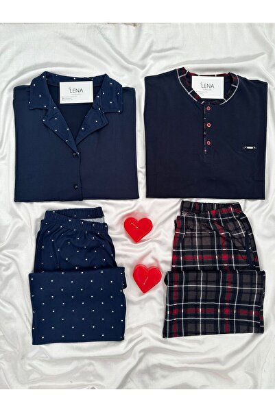 Lena Homewears Daily Comfortable Couple Pajama Set (Set of 2)