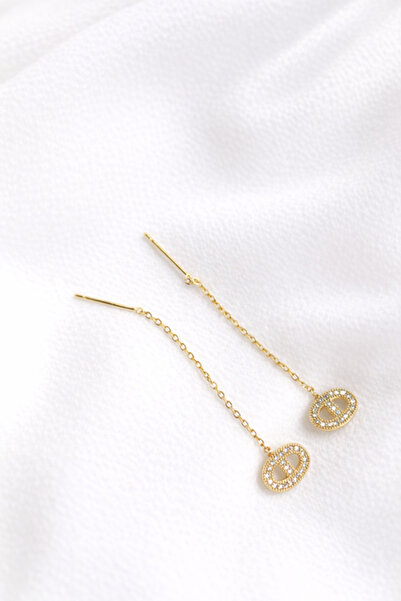 Inovius Cercei Eleganti, Cupru Placat cu Aur - LMG32