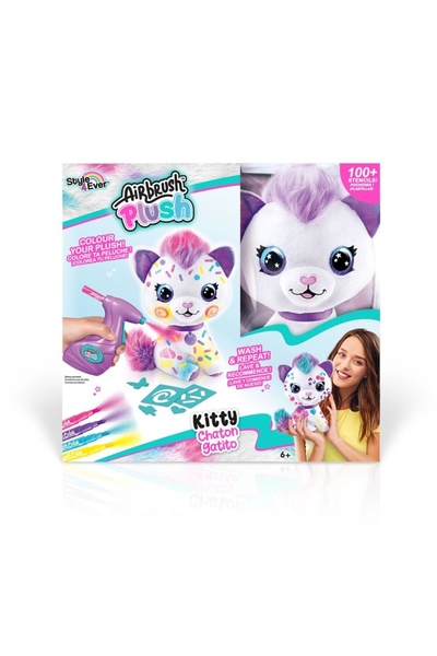 Noriel Creative PlaysetAirbrush PlushColor the Kitty