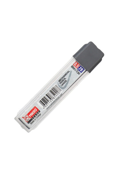 Mikro M-600 رأس قلم رصاص 0.9 مم 2B 60 مم 20 قطعة