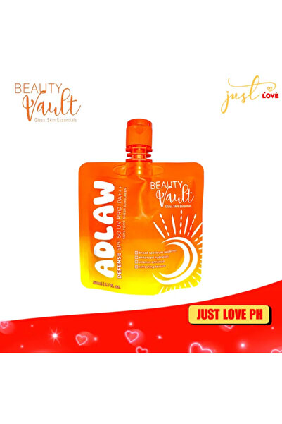 Beauty Vault واقي شمسي شفاف غير سام من أدلو ديفنس بعامل حماية 50 من الأشعة فو...