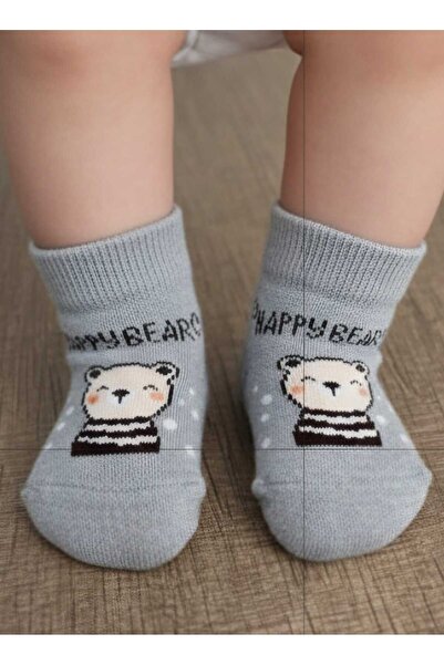 Moonrise Socks Baby Towel Socks Cotton Pieces 4 Pairs Stitch-Free