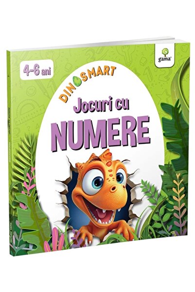 Tiki-Tan Carte educativa pentru copii, DinoSmart, Jocuri cu numere