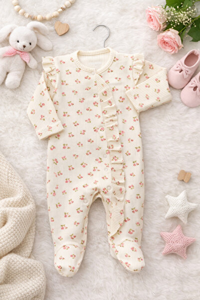 Ladi Baby Girl Ruffled Stylish Jumpsuit