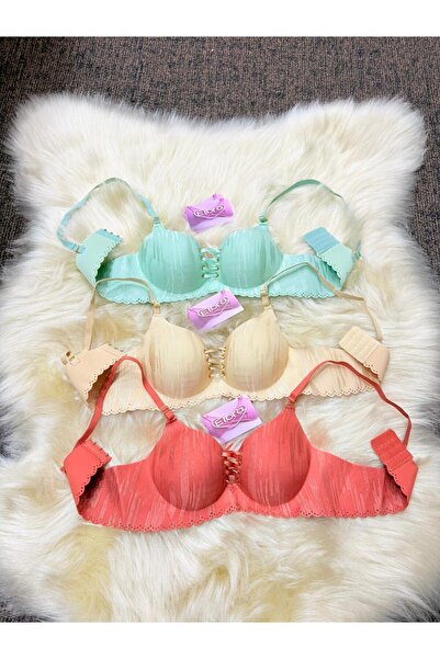 Elora Κοπή με λέιζερ Transitional Model χωρίς ραφές Padded Push-Up Σουτιέν Σε...