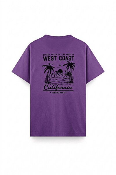 Oksit Zapadna obala Surferiders Kalifornija Štampano Muška unisex Oversize kr...