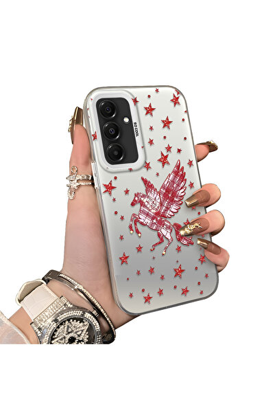 ucuc حافظة حماية لعدسة الهاتف من السيليكون الصلب أكريليك متوافقة مع هاتف سامس...