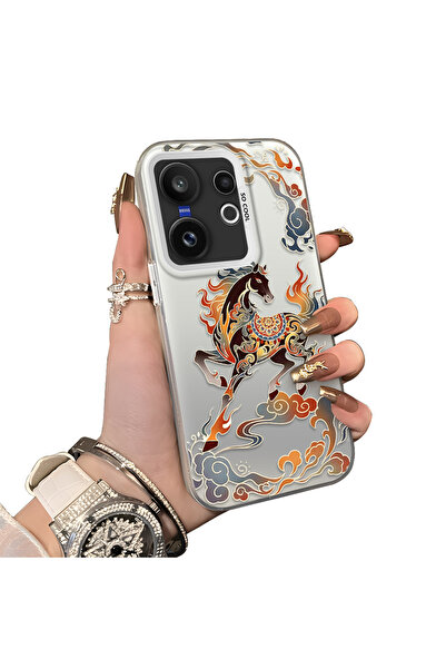 ucuc حافظة حماية لعدسة الهاتف من السيليكون الصلب أكريليك درجة متوافقة مع Vivo...