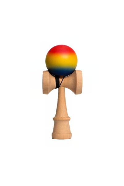 Avaleea Jucarie Interactiva Kendama, din Lemn, 18 cm, Joc de Indemanare pentr...