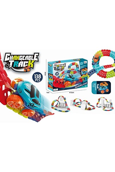 Avaleea RollerCoaster Construction Toy138 Pieces41.5x31x7 cmwith CarsMulticolor