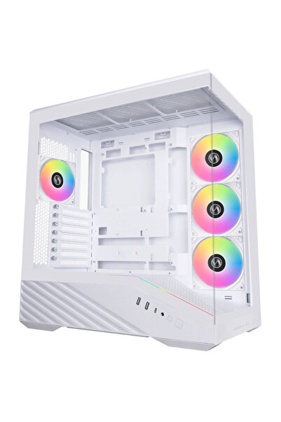 Lian Li Carcasa VECTOR V100, Fara sursa, Middle Tower (Alb)