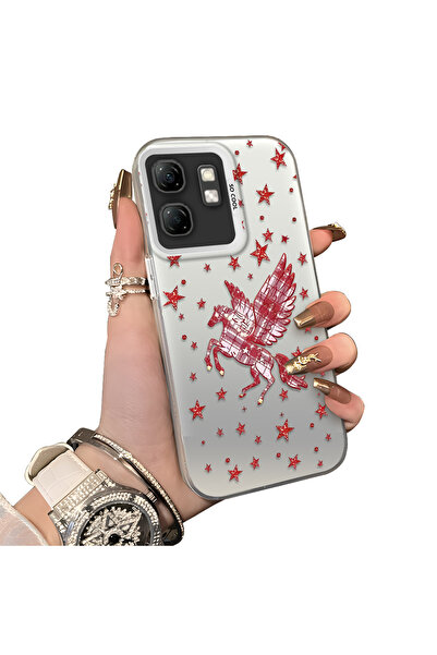 ucuc حافظة حماية من السيليكون الصلب أكريليك درجة متوافقة مع هاتف Infinix Smar...