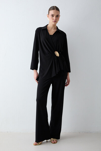 Melike Tatar Broşlu Likralı Takım 32-2712