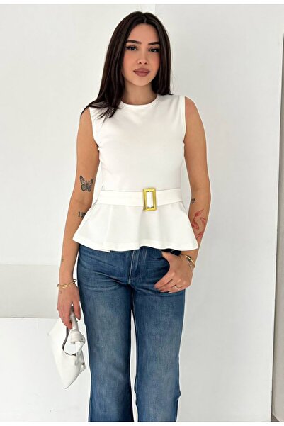 Noa&Noa Belt Detail Volan Bluz