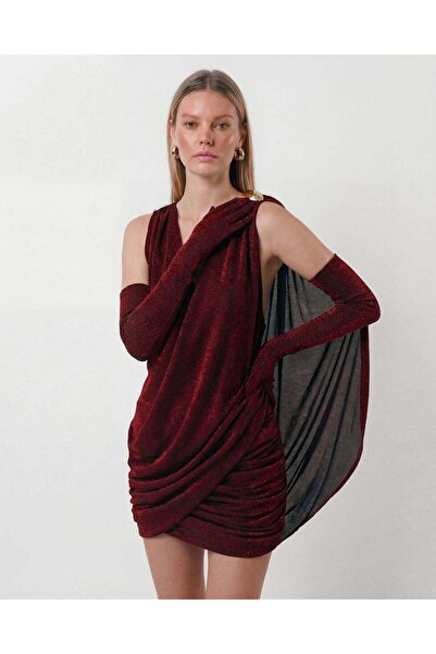 Magdarel Selene Burgundy Dress