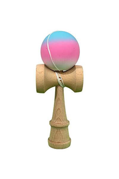 Avaleea Jucarie Interactiva Kendama Profesionala, din Lemn, 18 x 7 x 6 cm, Jo...