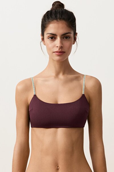 Oysho Kontrast askılı bandeau bikini top