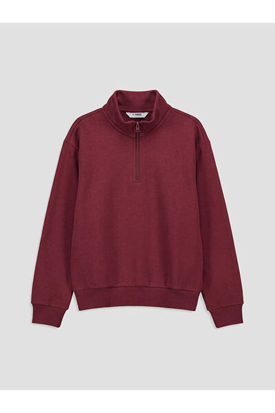 LC Waikiki Stand Collar Girl's Sweatshirt