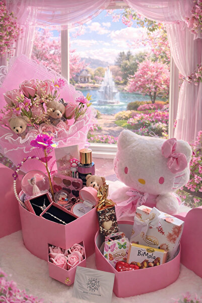 Ahsen Collection Pembe tatlı serisi midi boy 2