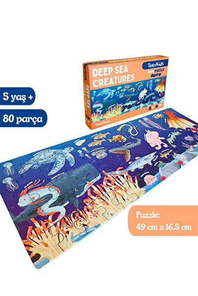 DoerKids Deep Sea Creatures (Derin Deniz Canlıları) Midi Puzzle | 4-9 Yaş 80 ...