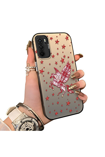 ucuc حافظة حماية من السيليكون الصلب أكريليك درجة متوافقة مع هاتف اوبو A55 4G ...