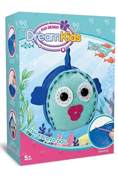 Avaleea Children's pillow creation setFish