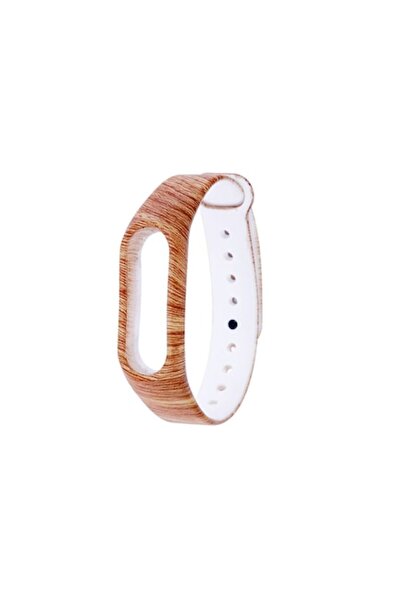 DYSTYLE Silicone Strap, Wood Imitation Model, for Xiaomi Mi Band 2