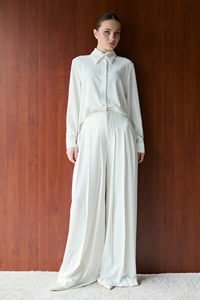 Melike Tatar Gömlekli Pantolonlu Takım 79-5729