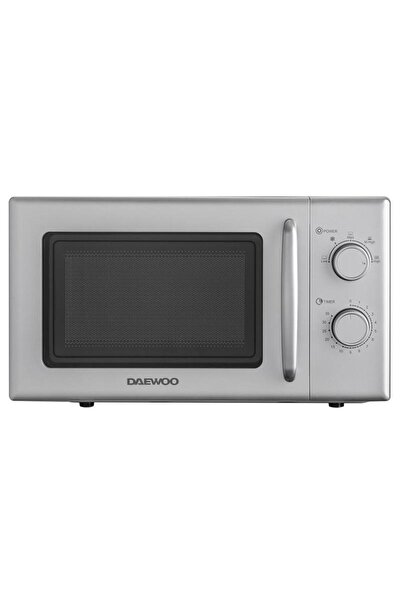 Daewoo Microwave Oven D-6S20S-2 20L 700W Timer Auto Shut-Off Silver