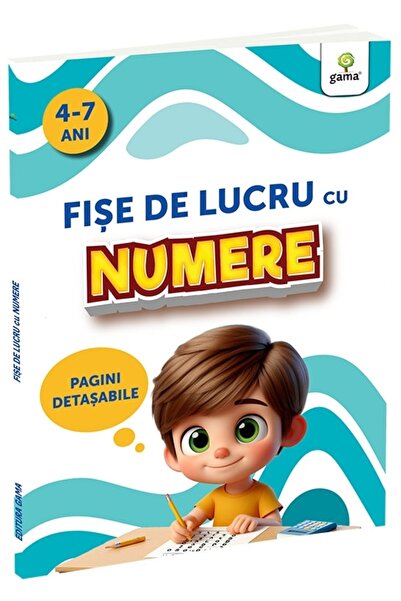 Tiki-Tan Carte educativă pentru copii. Exerciții cu numere. Editura Gama.