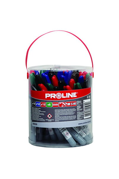 OEM PROLINE LONG BLACK MARKERS (N-45), 45/SET