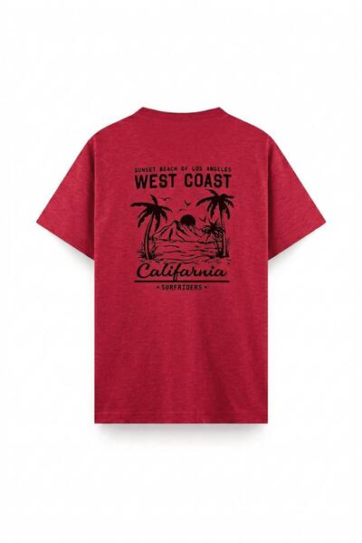 Oksit Zapadna obala Surferiders Kalifornija Štampano Muška unisex Oversize kr...