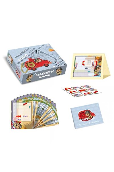 Avaleea Joc educativ magnetic cu 15 nivele și 9 cartonașe Micul Pompier
