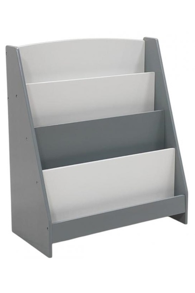 U-Grow Raft depozitare carti, pentru camera copilului, gri, MDF, rezistent, 6...