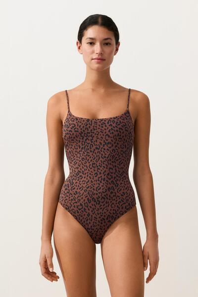 Oysho Leopar desenli mayo