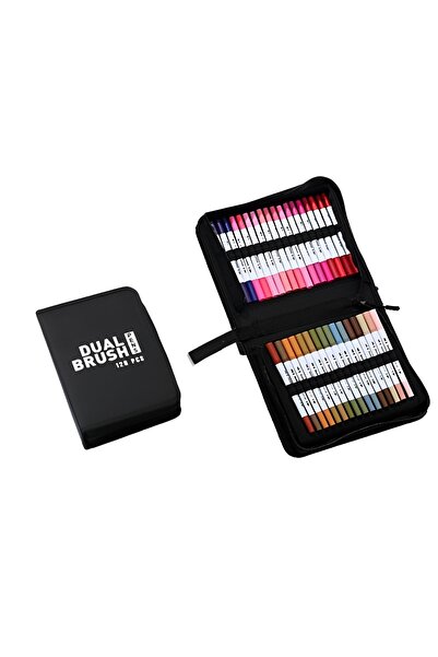 Avaleea Water-based marker set2 in 1120 colorsblack pencil casewhite marker b...