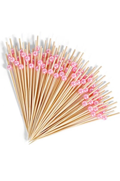 parıltı organizasyon 50 قطعة من أعواد تنظيف الأسنان باللون الوردي لحفلات الزف...