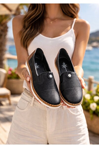 Anıl Ayakkabı B1 3270 Γυναικεία Μαύρα Ορθοπεδικό Μαλακή Ελαφριά Σόλα Καθημερι...