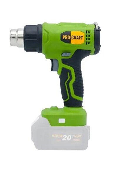 ProCraft Pdr Tools Ασύρματο πιστόλι θερμότητας 50-550°C 20V (Γυμνό εργαλείο) ...