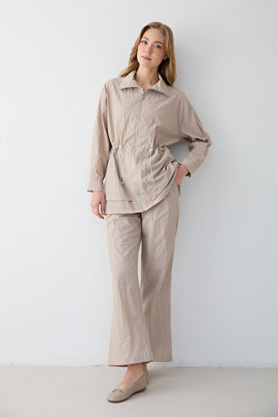 Melike Tatar Zippered Trousers Suit 32-2672