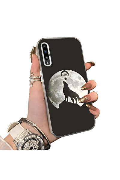 ucuc Samsung Galaxy A50/A50S/A30S Uyumlu Sert Akrilik Arka Silikon Kenar Lens...